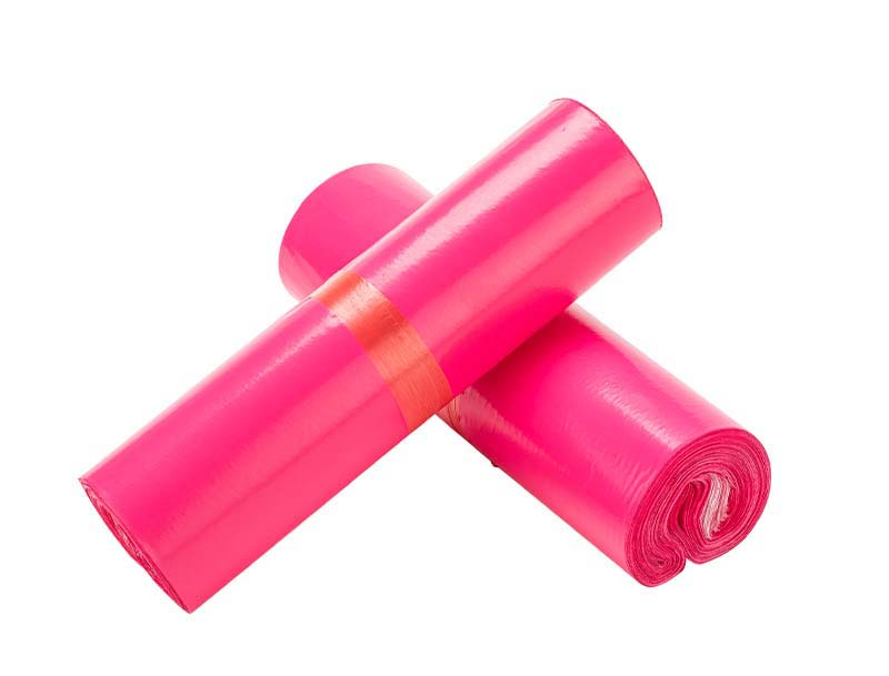 韶关玫红色快递袋-02